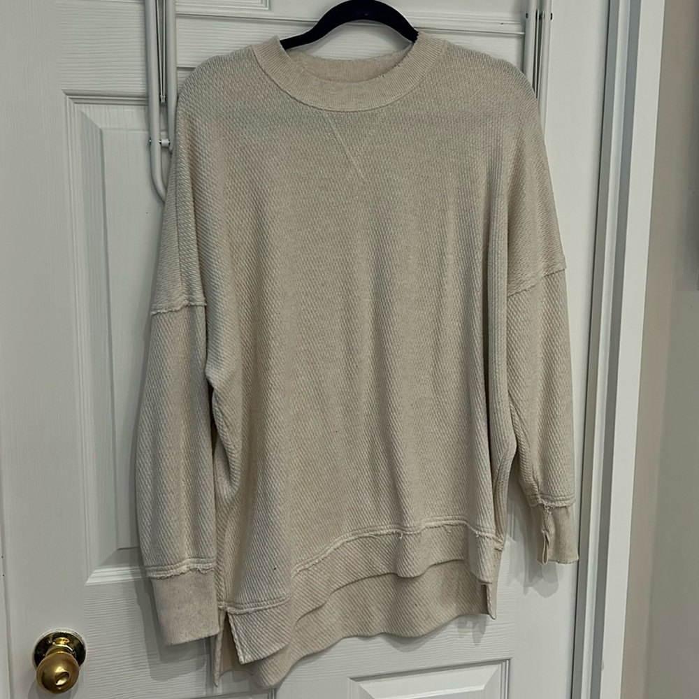 Aerie oversized long sleeve top